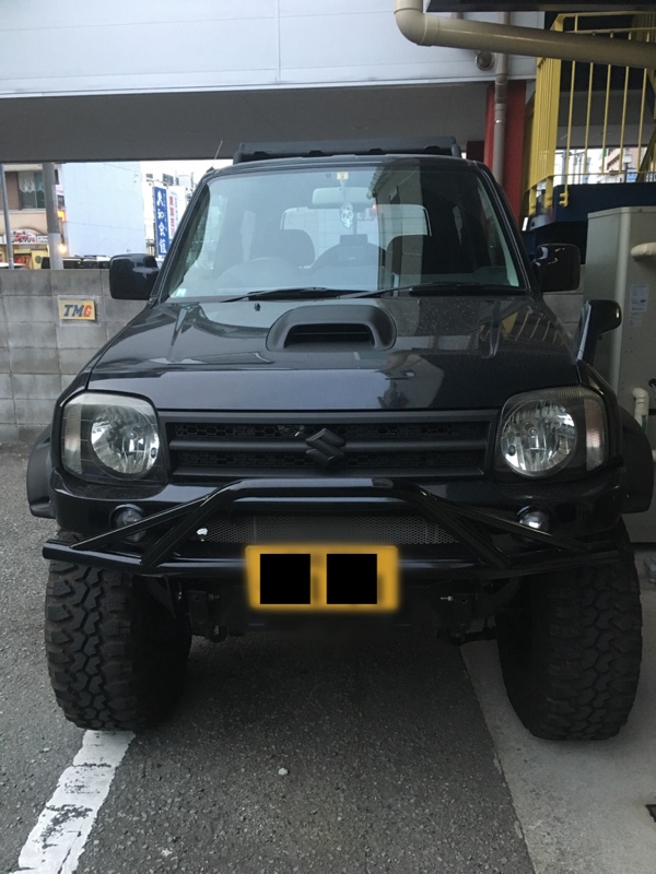 ジムニー JB23 フロントグリル チッピングマットブラック SUZUKI