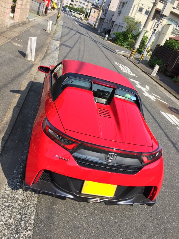 S660用ルーフカバー赤 Amazon.co.jp: カバーライト ホンダ S660 専用 5層構造