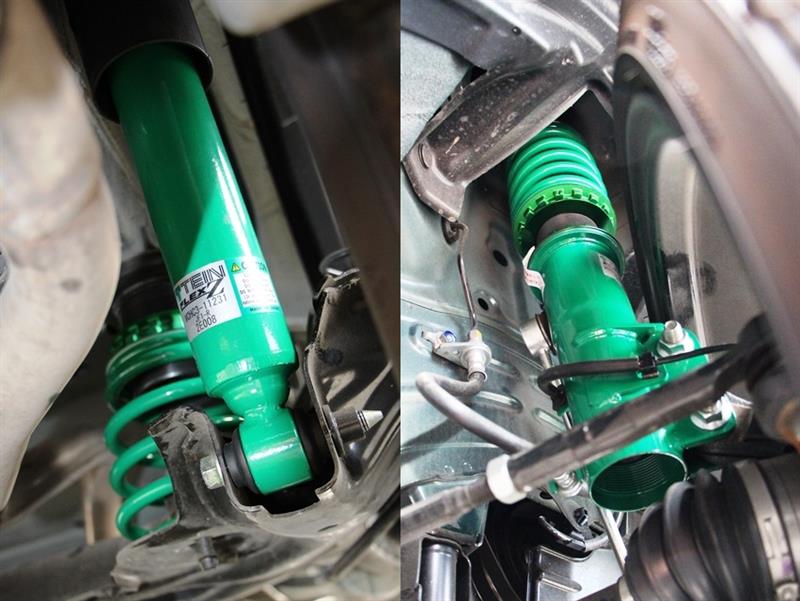緑亀・車高調導入＼(^o^)／（TEIN FLEX Z ）（ホンダ N-BOX