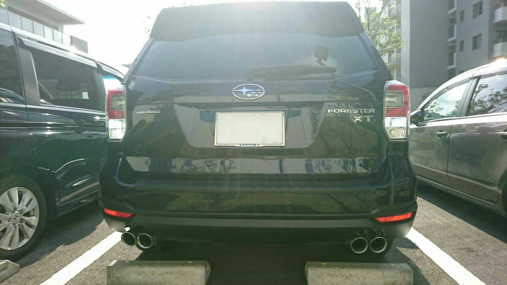2度目のマフラー交換 WRX S4純正流用（スバル フォレスター・SJ
