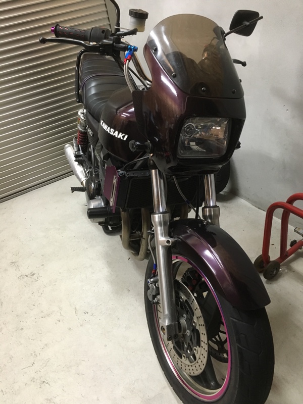 カワサキ zrx400 ビキニカウル 角目