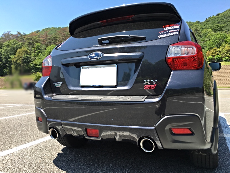 【STI/スポーツマフラー】リヤマフラー XV IMPREZA GP