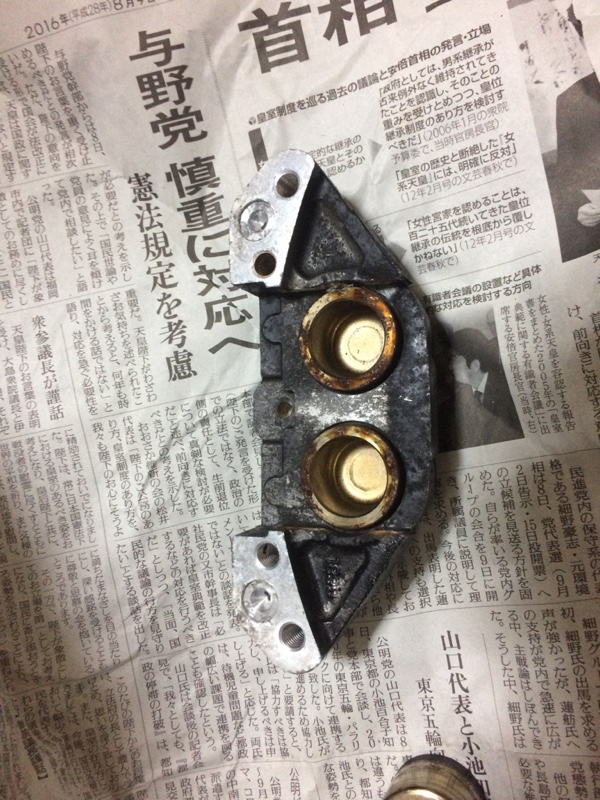 ZXR400R(J2)ブレーキキャリパーOH その1（カワサキ ゼファーχ