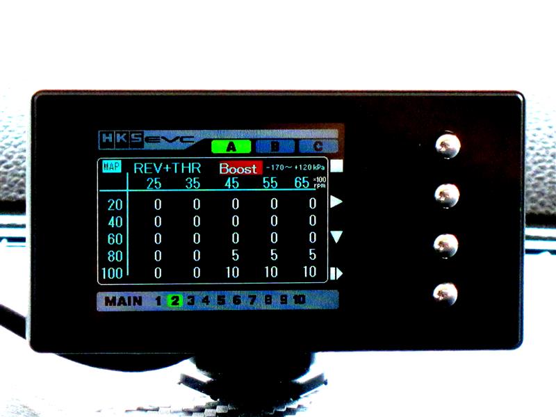 HKS EVC6のブースト設定完了・・・備忘録（フォルクスワーゲン