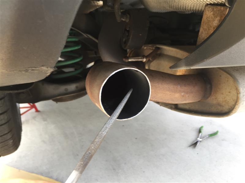 86/BRZ（ZN6/ZC6）純正マフラーカッター取り付け＃2（ボルボ V40