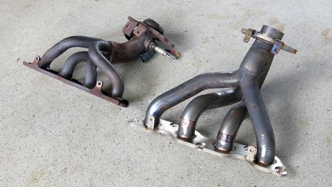 エキマニと中間パイプを交換の巻。（トヨタ ヴィッツ・SCP/NCP10