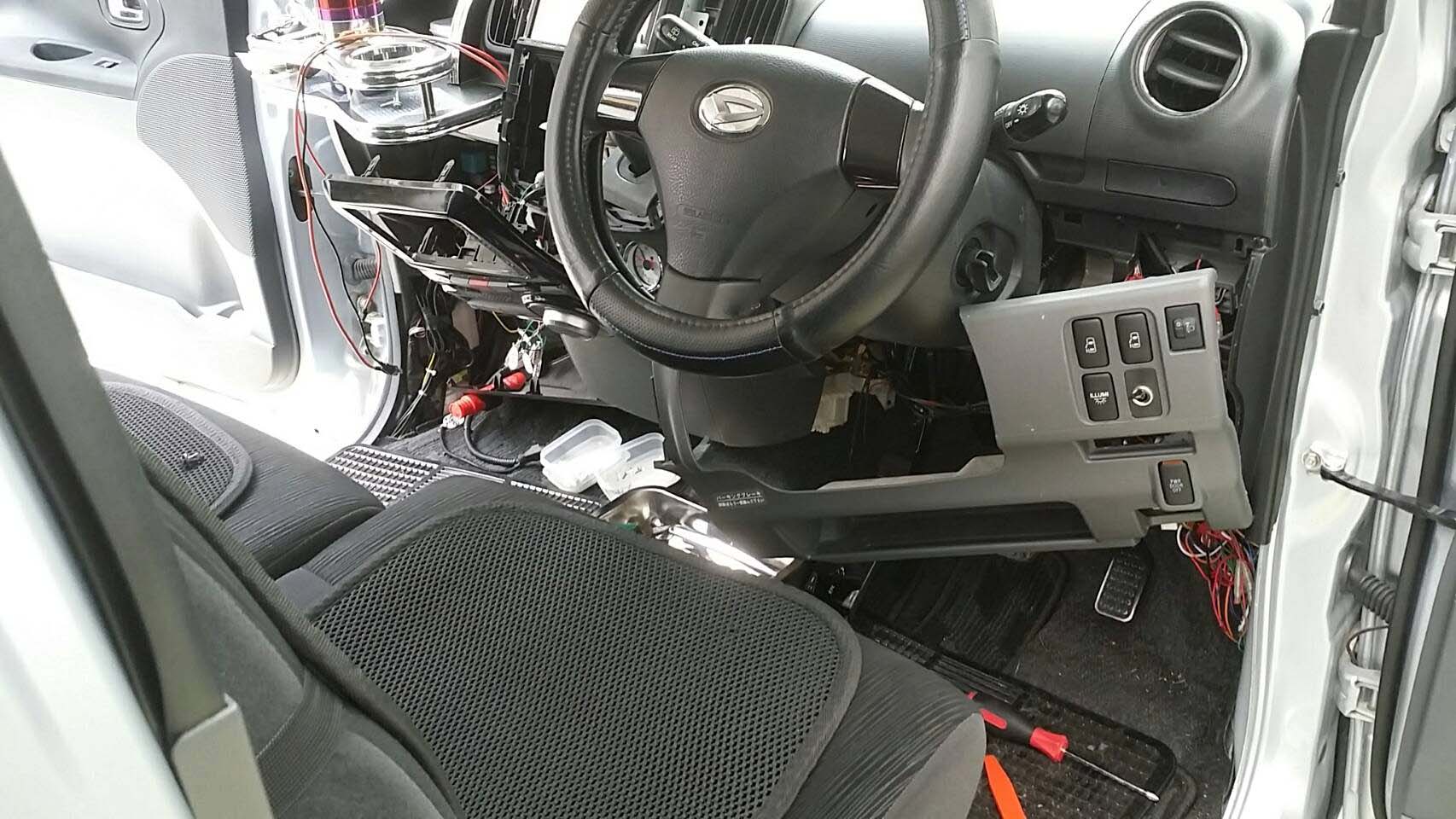 車速感応自動ドアロック装置 取り付け（ダイハツ タントカスタム