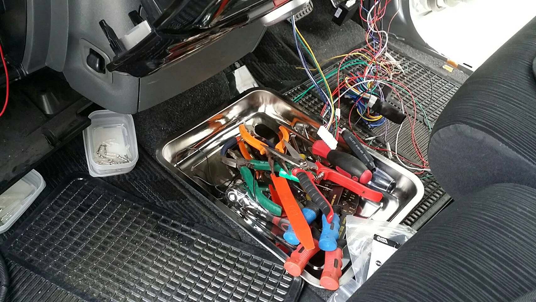 車速感応自動ドアロック装置 取り付け（ダイハツ タントカスタム