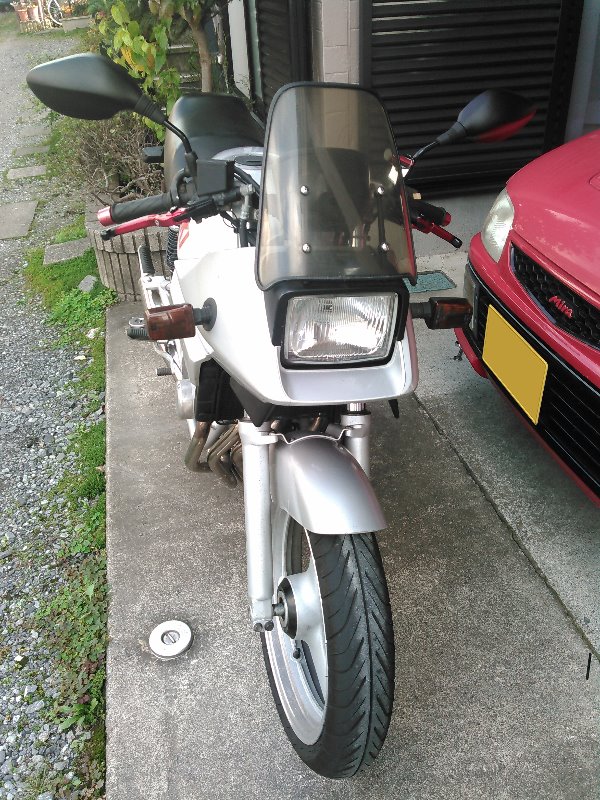 ミラー交換（スズキ GSX250S KATANA (カタナ)）by GA2チキン