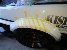 CBYオーバーフェンダー化（トヨタ スプリンタートレノ・AE85/86