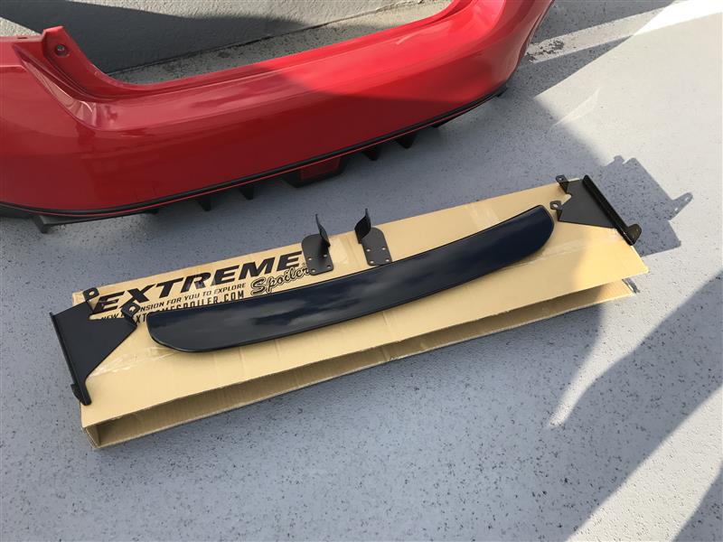wrx sti (vab)純正リアアンダースポイラー 取り付け部品付