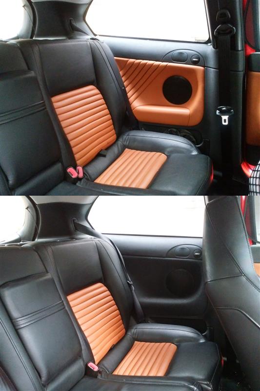 alfa 147 GTA イモラレザー リヤ シート サイド トリム 交換 取付