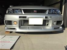 R33GT-R フロントウインカーダクト付き運転席側？