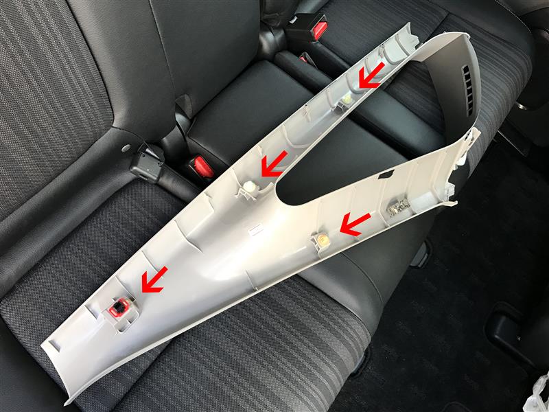 右フロントピラーガーニッシュ 運転席側aピラー の外し方 ホンダ フリード ハイブリッド By かわけん さくらまちやべーす みんカラ