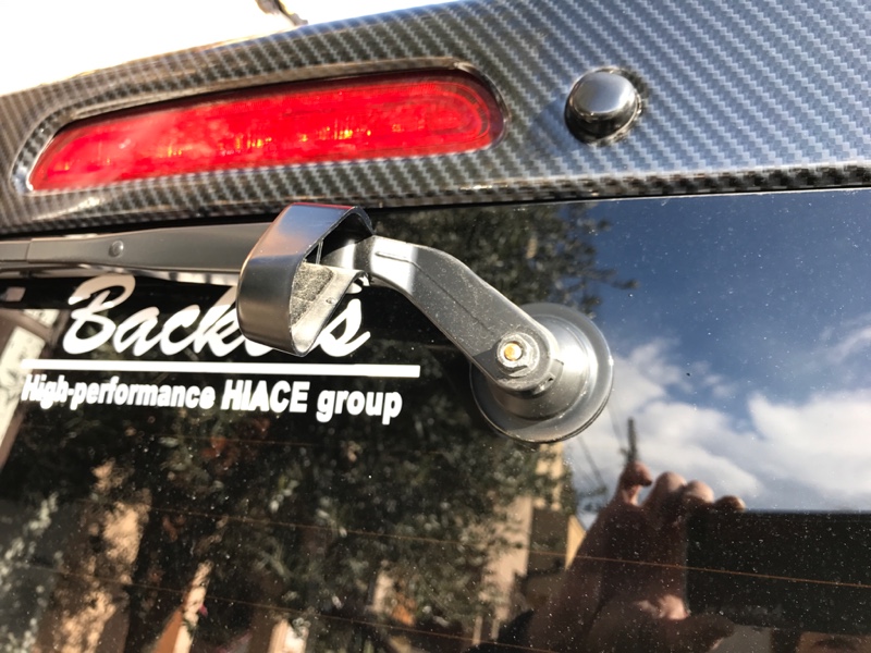 リアワイパーレスキット取り付け(トヨタ ハイエースバン・H200系)by