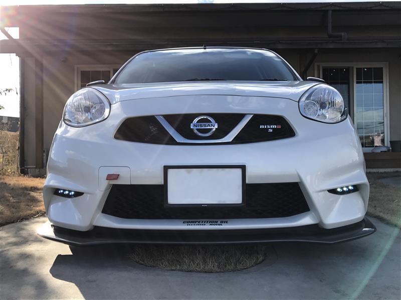 Amazon.co.jp: nismoマーチk13後期ledデイライト保護カバー