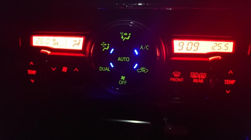 エアコンパネルLED打ち替え②（トヨタ マークX G's・130系）by N
