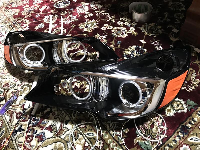 自作ヘッドライト加工〜（スバル レガシィツーリングワゴン・BR