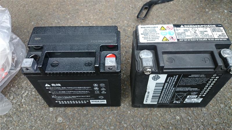 スーパーナットバッテリー交換 ハーレーダビッドソン Xl10n ナイトスター By Minisaku みんカラ