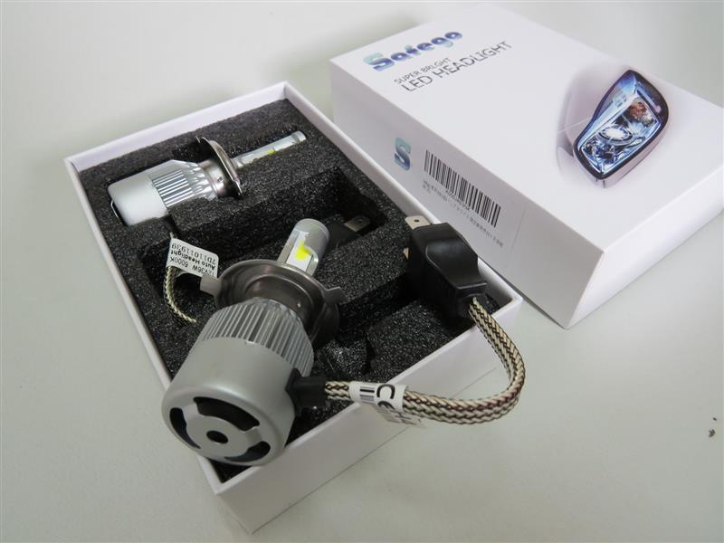 スーパーセブンのヘッドライトをLED化（ケータハム スーパー