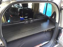 スズキ 新型ハスラー用ラゲッジボード 脚付き 木製