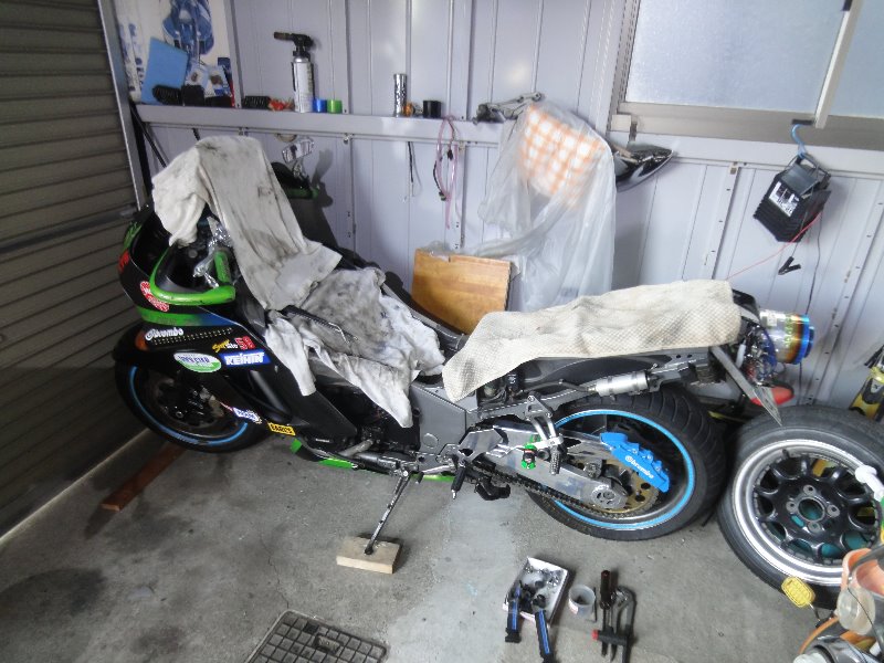 ZZR1100 D型 純正キャブレター OH、ブラスト仕上 同調済 直ぐ