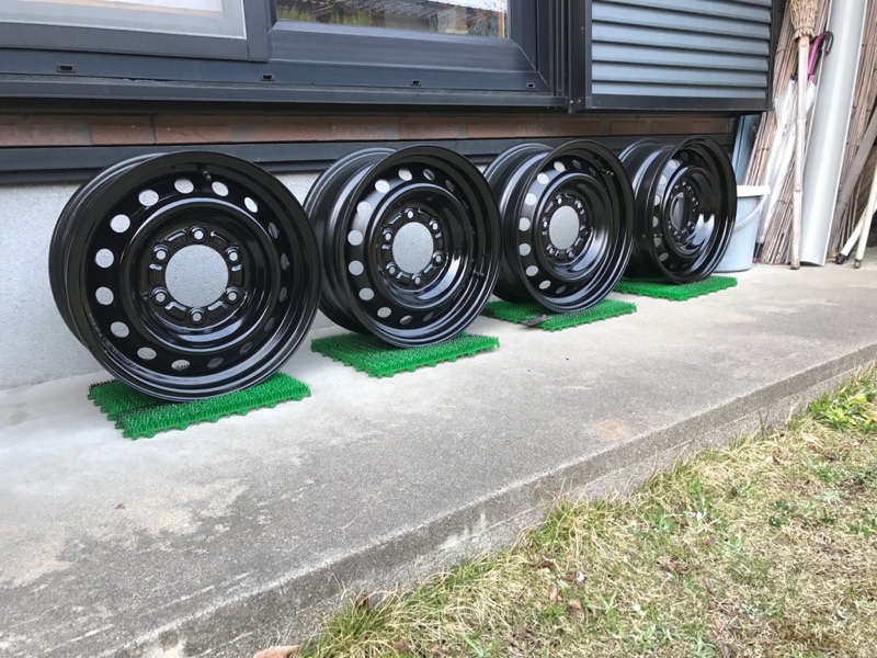 ハイエース純正スチールホイール 鉄チン 塗装 トヨタ カムロード By クレソンぱぱ みんカラ ハイエース純正スチールホイール 鉄チン 塗装 トヨタ カムロード By クレソンぱぱ みんカラ