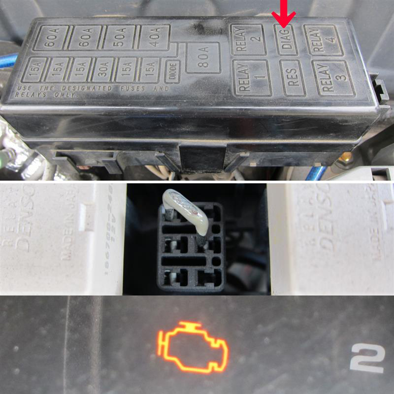 新規格K6A・F6Aエンジンのダイアグコードによる自己診断（スズキ