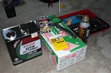 バックスで拒否され、久々に自分でオイル交換したぞい♪