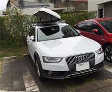 ルーフボックスを取り外しました。