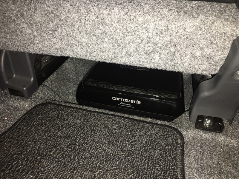 carrozzeria TS-WX120A（サブウーファー）取付 設置編②（スズキ