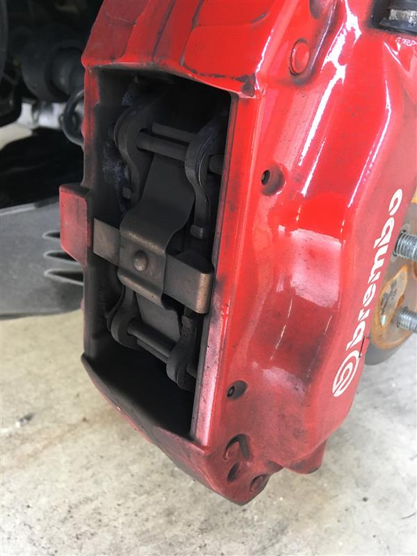 フロントブレーキパッド交換(FD2) 純正(ホンダ シビックタイプR・FD2 ...