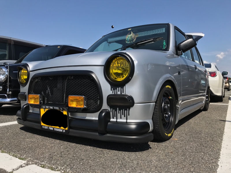 角フォグ取り付け（ダイハツ ミラジーノ・L700/710系）by しゅん