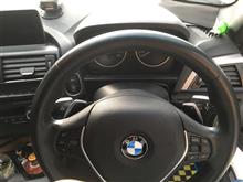 パドルシフト加工、後付け（BMW 1シリーズ ハッチバック・F20