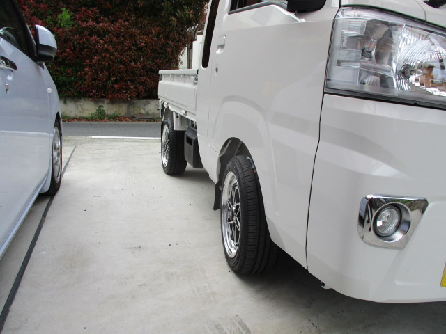 車高調取り付けました ダイハツ ハイゼットジャンボ By Kuro Chang1 みんカラ