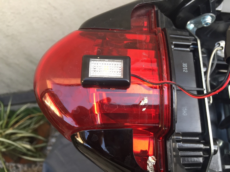 クリアテールランプに交換(スズキ GSX1300R HAYABUSA (ハヤブサ クリアテールランプに交換(スズキ GSX1300R HAYABUSA (ハヤブサ