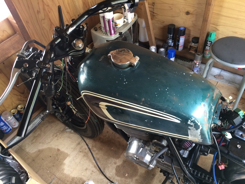 Cb250tタンク流用カスタム その1 ホンダ Gb250 Clubman クラブマン By Sucure みんカラ