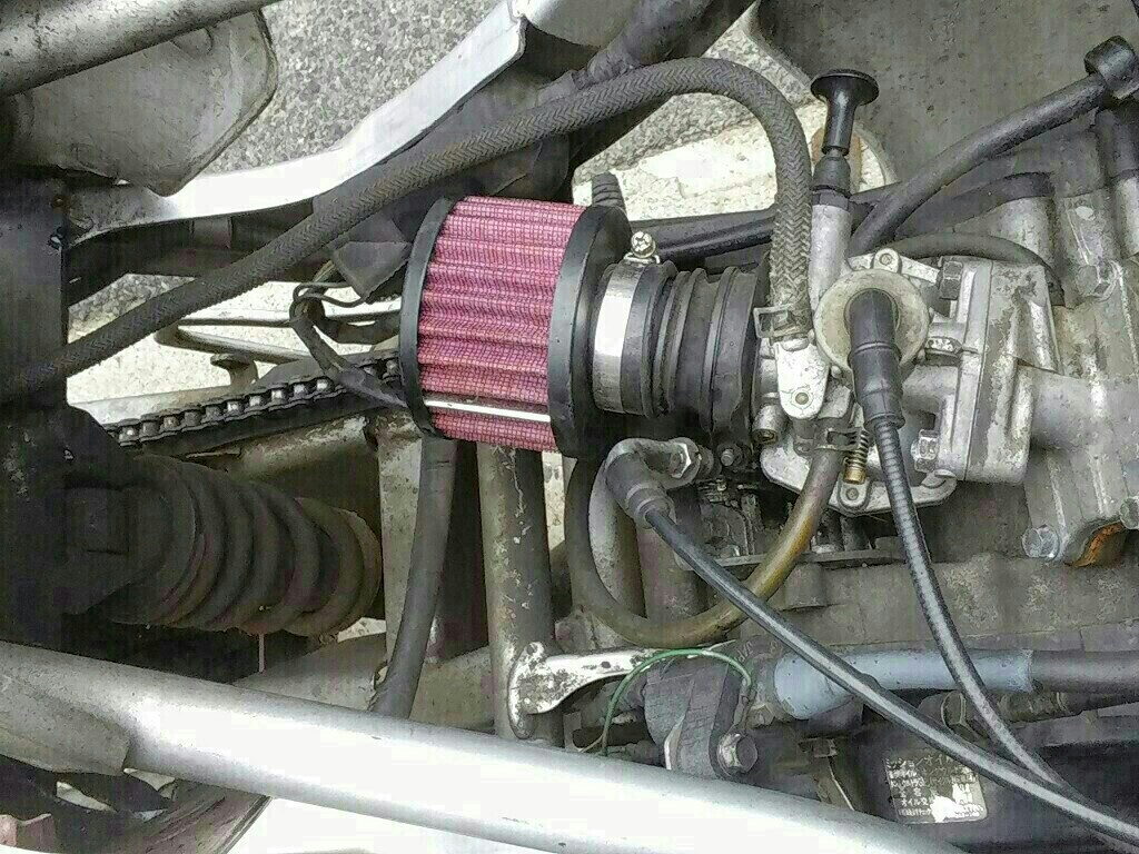 Ns 1 純正エアクリbox 取り付け その1 ホンダ Ns 1 By てぇかむ農道 Stay Cars みんカラ