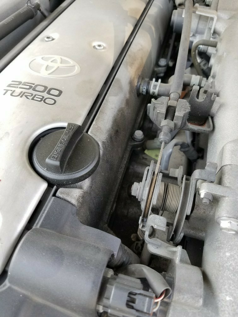 JZX100 タペットカバーパッキン交換（トヨタ チェイサー・X100系