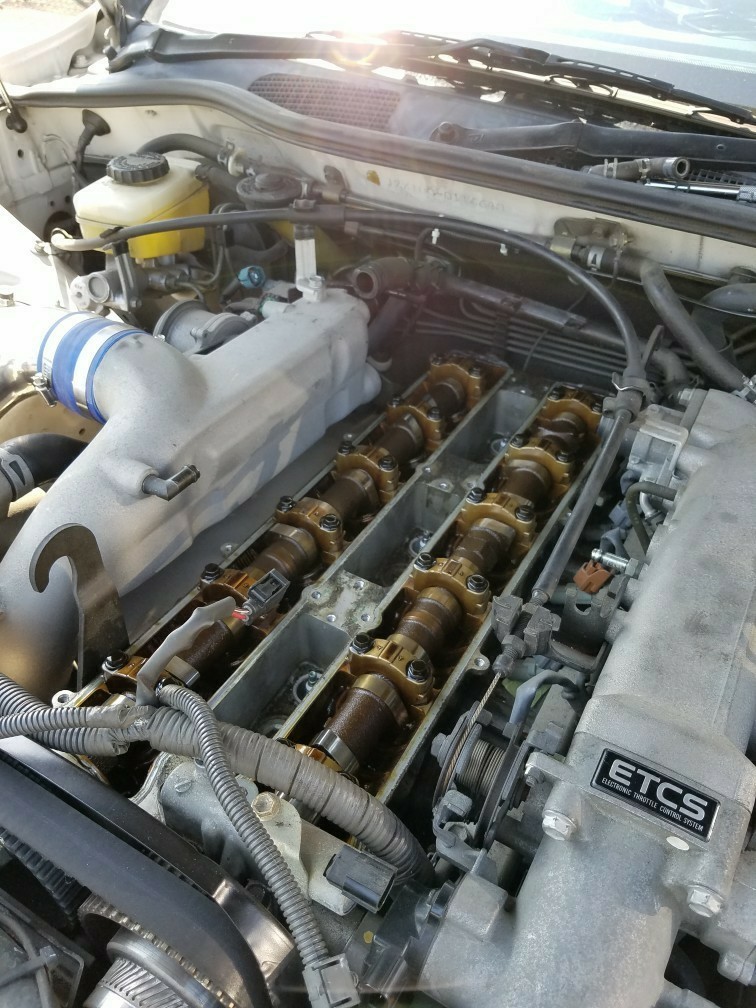 JZX100 タペットカバーパッキン交換（トヨタ チェイサー・X100系