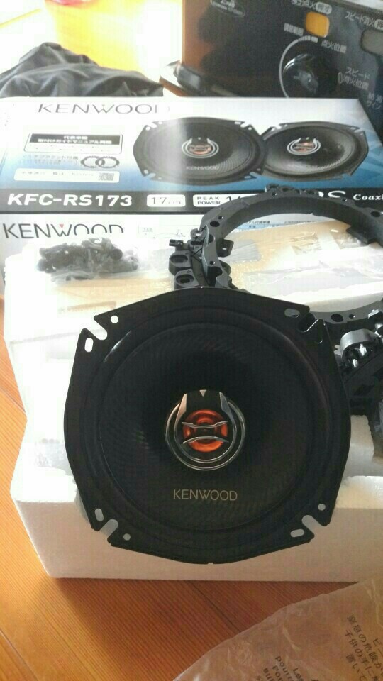 KENWOOD - 日産現NV100クリッパー(DR17V)Fスピーカー+ブラケット