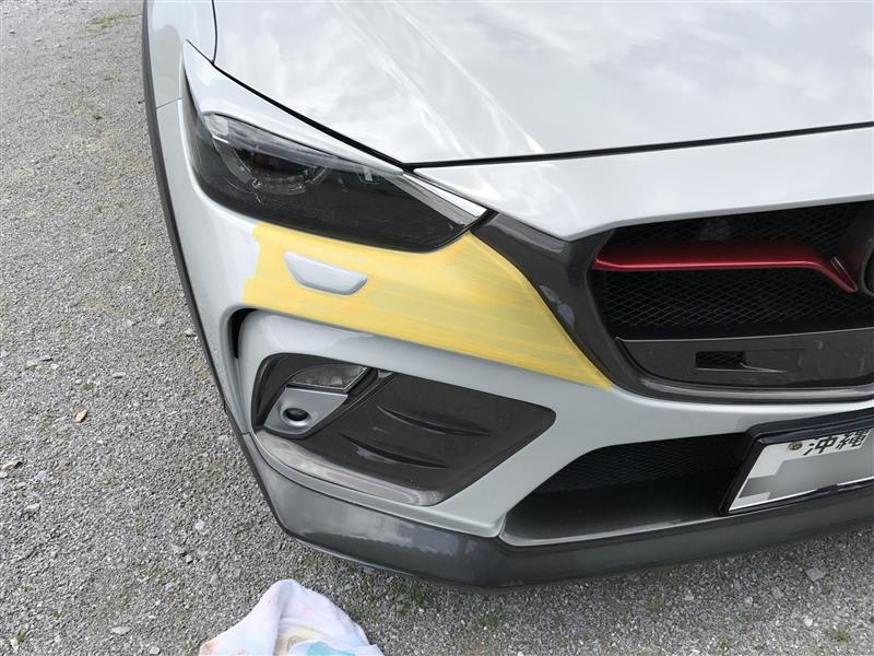 ヘッドランプウォッシャーカバー 取付（マツダ CX-3・DK）by