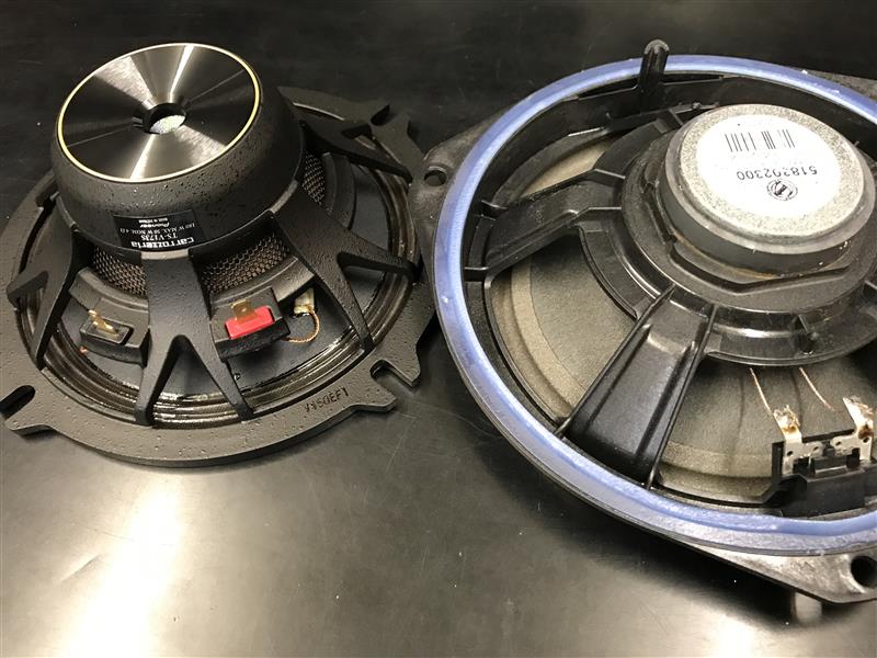 カロッツェリアTS-V173S と 鋳造バッフルプレートUD-K611取付
