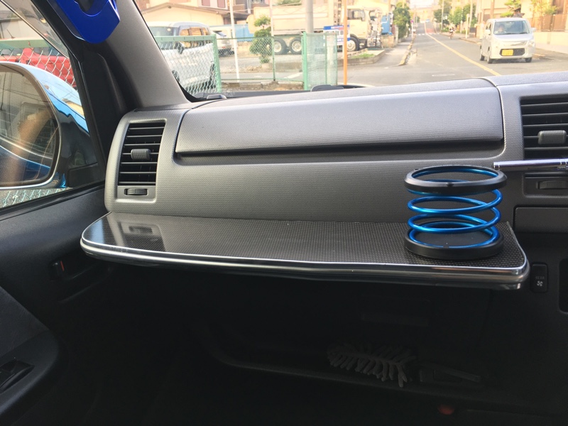 助手席フロントテーブル（トヨタ ハイエースバン・H200系）by