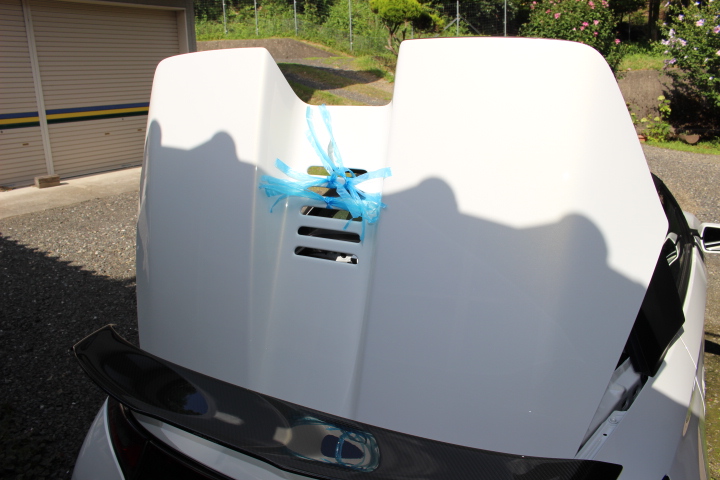 S660エンジンフードの気流の流れ確認 スリットダクトからの排気 ホンダ S660 By シンヤマックス みんカラ
