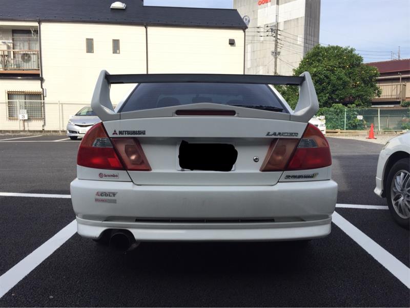 【売れ筋】 リアガーニッシュ取替え（三菱 ランサーエボリューションV・CP9A パーツ