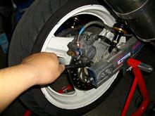 リアブレーキパッド交換 ブレーキフルード交換 ホンダ Cb400 Super Four スーパーフォア By ピンクノイズ みんカラ