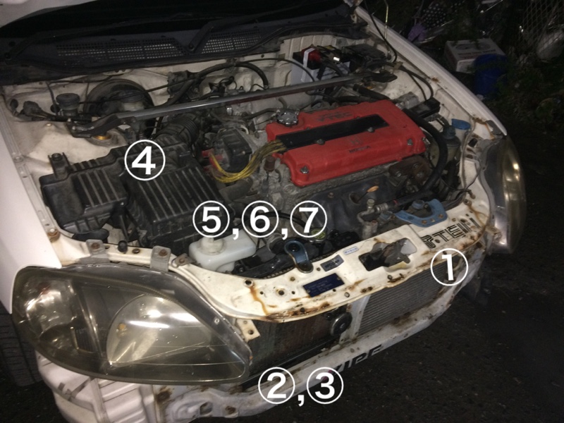 冷却系リフレッシュ(ホンダ シビックタイプR・EK9)by TNM48 - みんカラ 冷却系リフレッシュ(ホンダ シビックタイプR・EK9)by TNM48 - みんカラ
