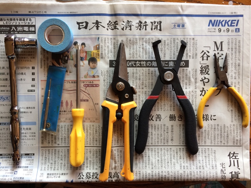 外気導入部/内部循環用フィルター 半年後交換。