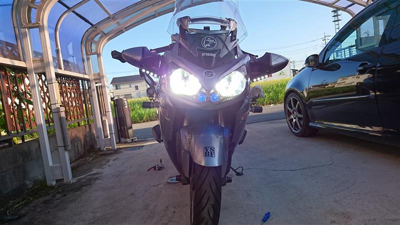 1400GTR ヘッドライト LED更新（カワサキ 1400GTR）by